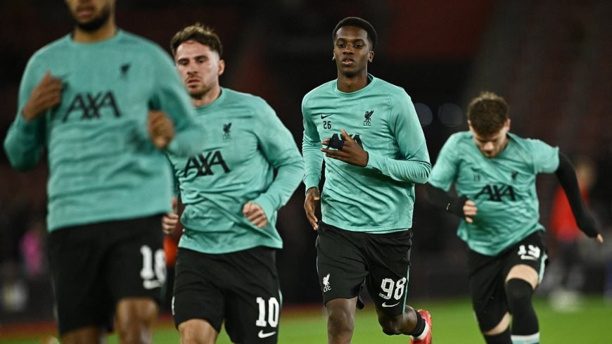 Liverpool's 'Kindergarten Kop' is praised by Arne Slot as Reds boss leaves star players at home and fields youngsters in Southampton victory