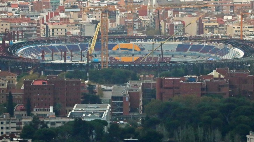 Barcelona will not be in new 105,000-capacity stadium on time ‘unless miracle occurs’ with Nou Camp still building site