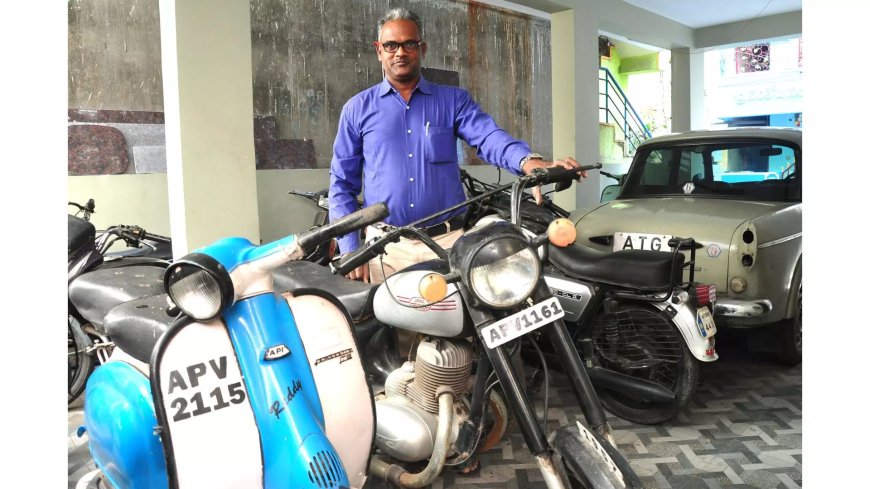 Vizag resident’s collection of classic two-wheelers