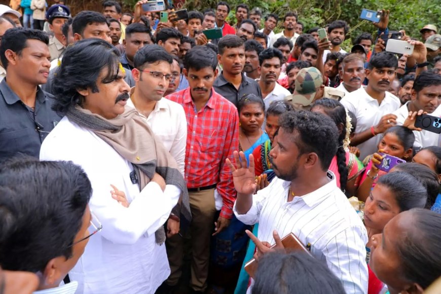 Deputy CM Pawan Kalyan Wins Hearts During Tribal District Tour Despite Rain