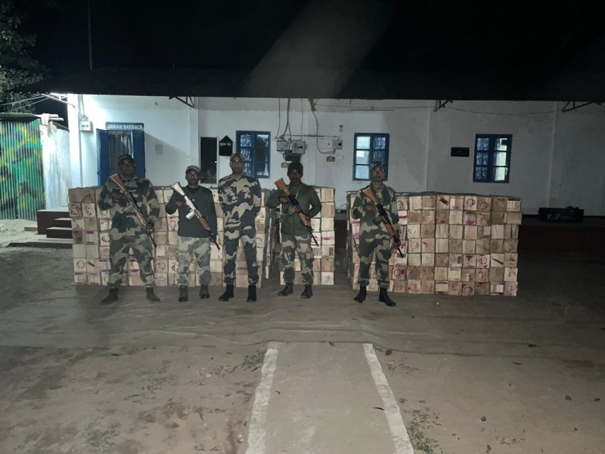 BSF – Meghalaya police thwart smuggling attempt along Indo-Bangladesh border