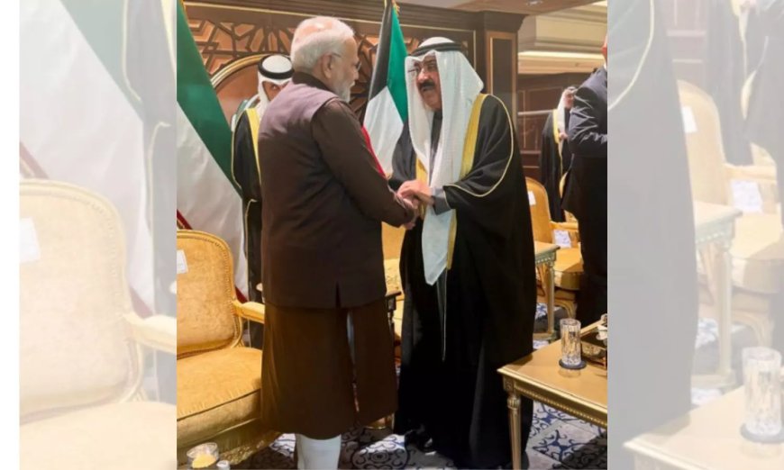 Modi holds talks with Kuwaiti Emir to boost India-Kuwait relations