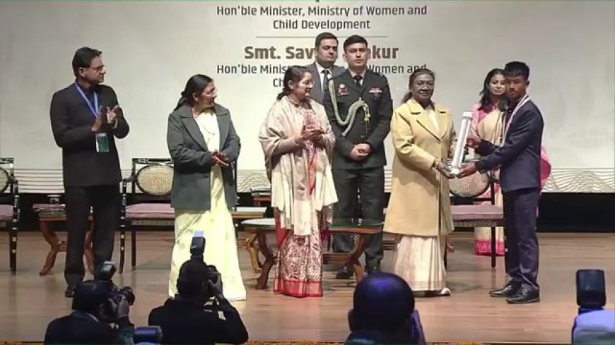 M’laya-ni Kisen Wanniang, Pradhan Mantri Rashtriya Baal Puraskar award-ko man•a