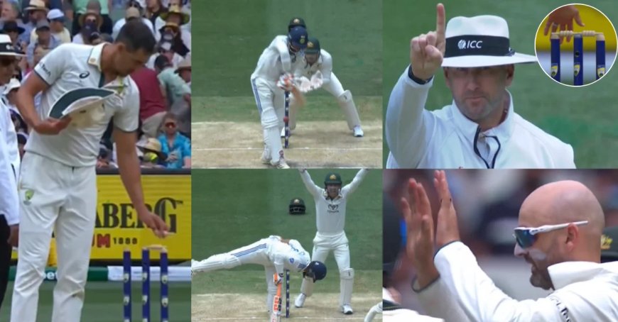 WATCH: Mitchell Starc’s bail-switching ritual lead to the dismissal of Ravindra Jadeja on Day 3 of the AUS vs IND 4th Test