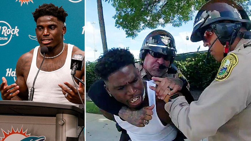 Shocking details emerge about cop who pinned Dolphins player Tyreek Hill to the floor