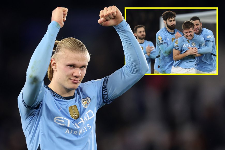 Erling Haaland reveals key to stay positive amid barren run as Man City achieve unique record in win