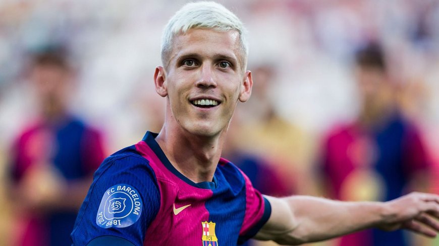 Named: FOUR Premier League clubs join Man United and Man City in fight to sign £50m Barcelona star Dani Olmo for FREE, with just hours until he is set to be 'kicked out' in registration battle