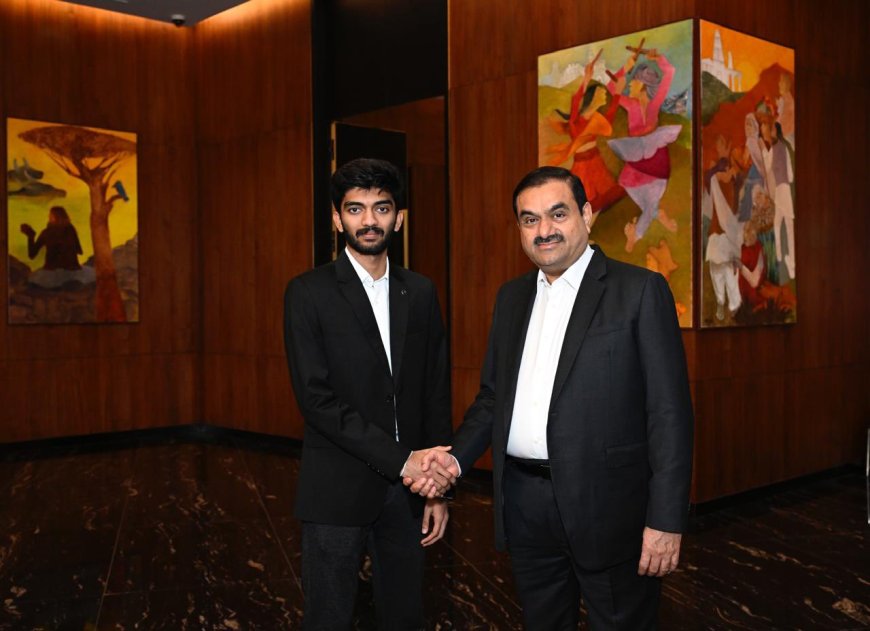 "Prodigies Like D Gukesh Are Inspiring A New Generation": Gautam Adani