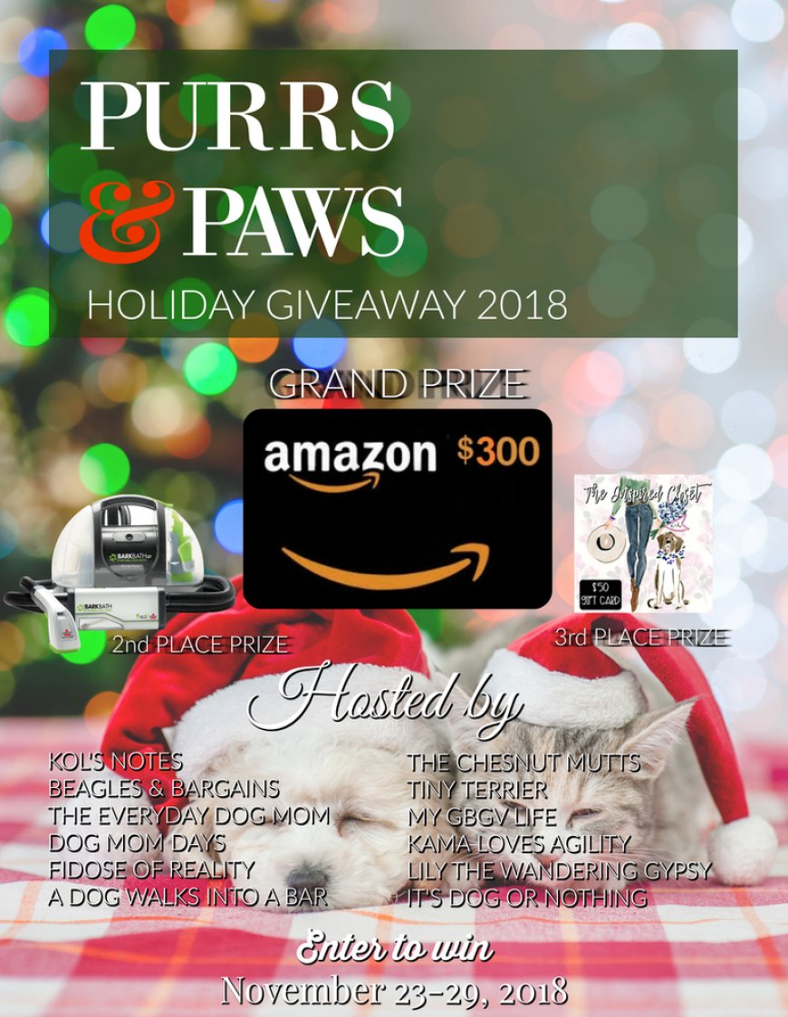 Purrs and Paws Holiday Giveaway