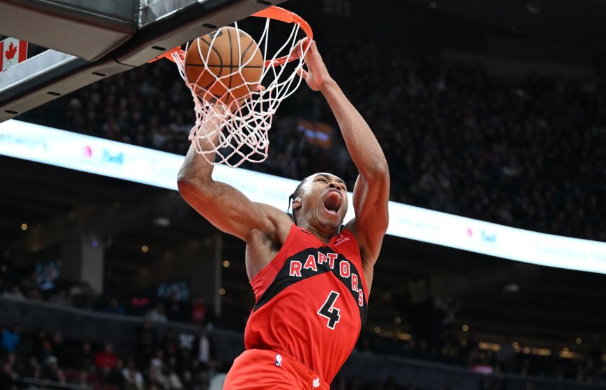 LOOK: Scottie Barnes dunks vs. Brooklyn and other pictures of the day in the NBA