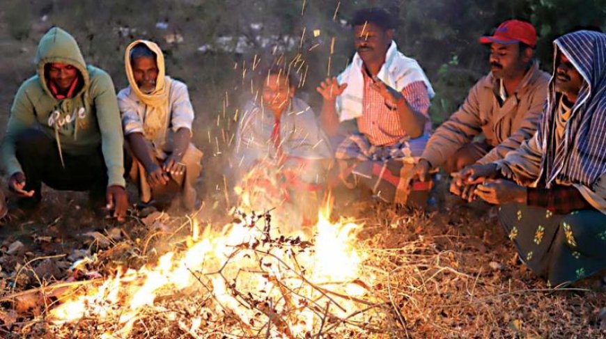 Telangana Coldwave:  Asifabad Records 6.5°C