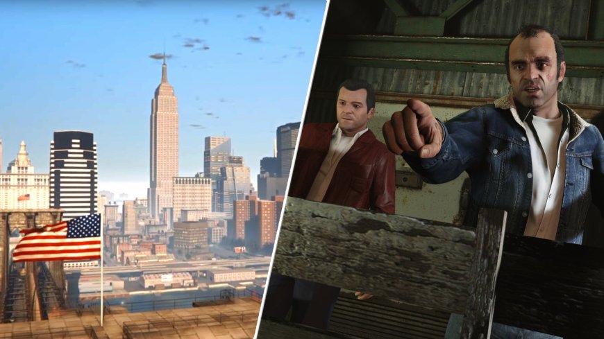 Huge new GTA 5 mod will let you run around a full recreation of Liberty City as Michael, Trevor, and Franklin, if you fancy returning to Niko's old haunts ahead of GTA 6