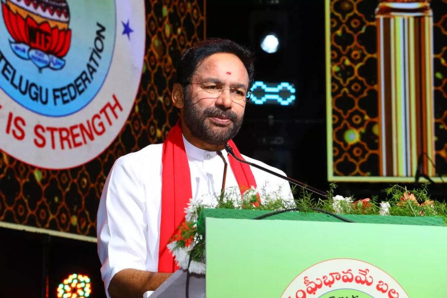 Preserve and promote Telugu: Union minister Kishan Reddy