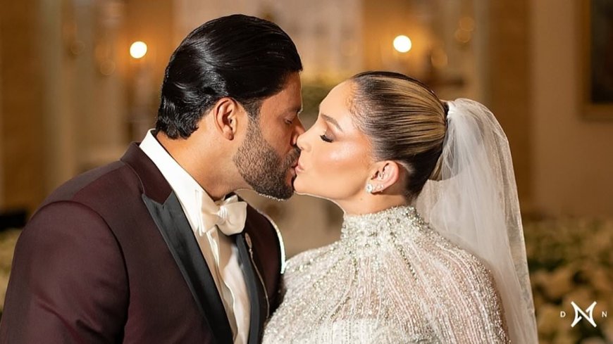 Former Brazil star Hulk is accused of 'betrayal' after marrying his ex-wife's NIECE in religious ceremony – as ex-Porto forward shares latest pictures from the wedding