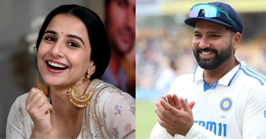 Bollywood actress Vidya Balan offers words of encouragement to Rohit Sharma amid criticism over his poor form