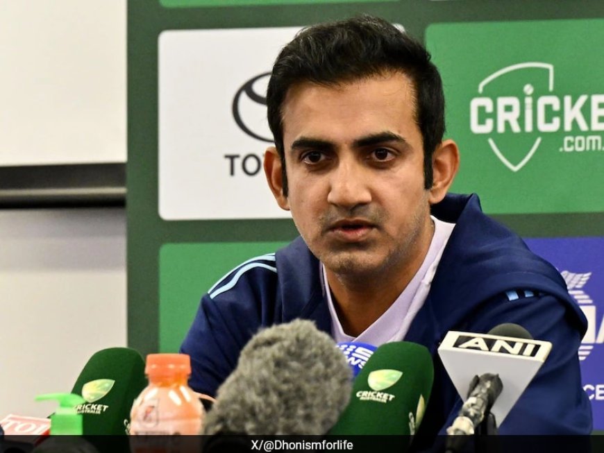 "You Could Be More Sensible": Gambhir Fumes At Reporter Over Rohit Question