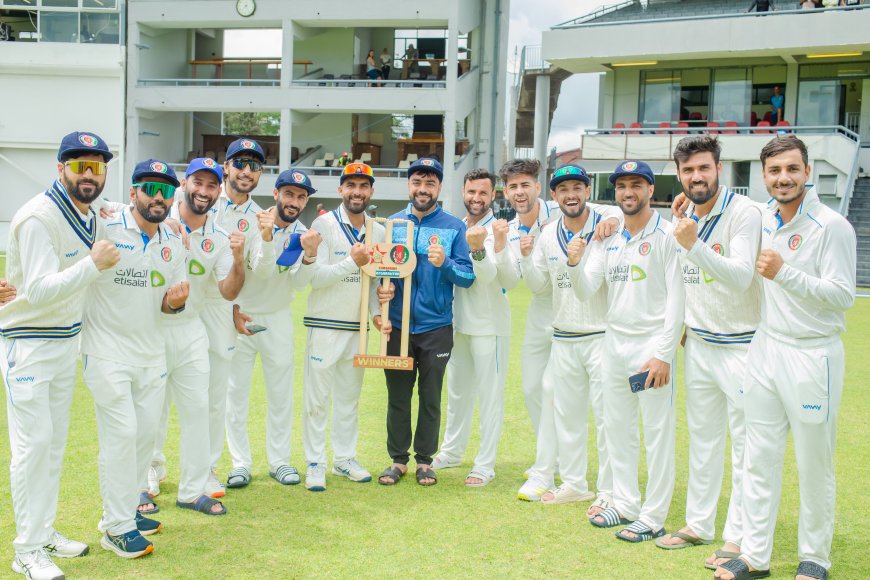 Rashid Picks Up 11 Wickets, Carries Afghanistan To Maiden Test Series Win