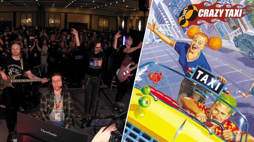 I need you to stop what you're doing and watch this Games Done Quick Crazy Taxi speedrun that has a live backing band