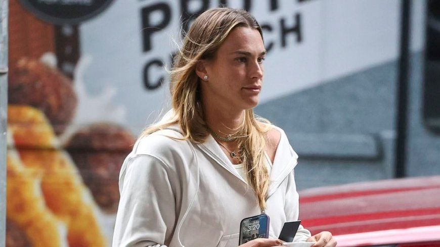 World No.1 Aryna Sabalenka reveals her go-to pre-match meal as she steps out with her beefcake boyfriend after getting Uber Eats at the Australian Open