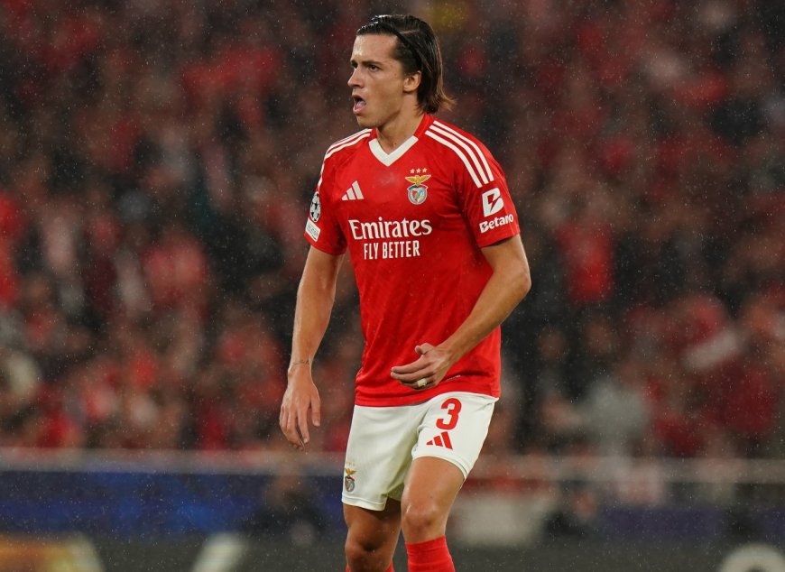 Report: Arsenal and Man United officials watch over Benfica defender Carreras