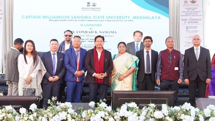 CM Conrad launches Meghalaya’s first state-owned university