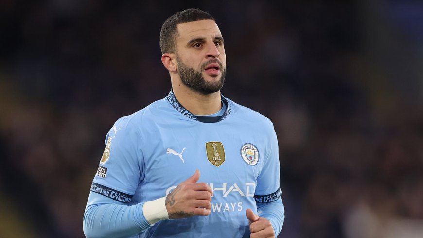 Kyle Walker left at home for Man City's game at Brentford tonight as his team-mates travel without him while he tries to secure Milan transfer