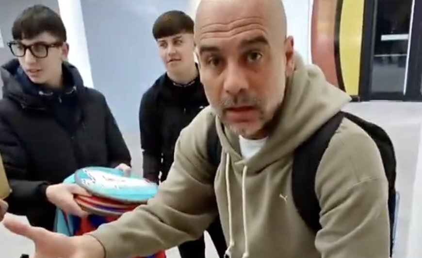 ‘I know your faces’ – Pep Guardiola scolds autograph hunters and urges them to rethink their lives