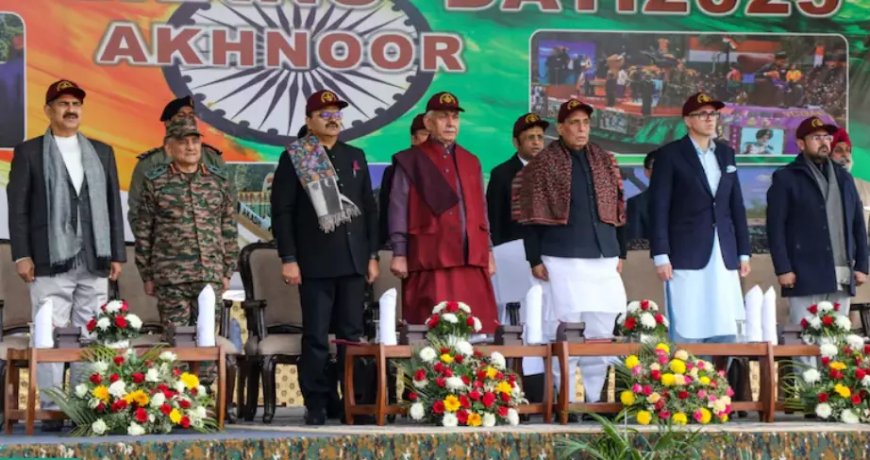 Rajnath inaugurates heritage museum, hoists 108-foot tricolour in Jammu