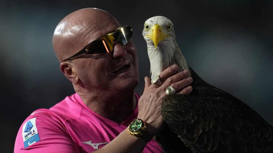 Revealed: Photos which led Italian football club to sack stadium falcon handler for boasting about his penis implant online