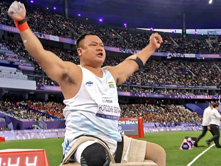 Paralympics Medalist Hokato Sema, Who Lost A Leg, Hailed By Nagaland CM