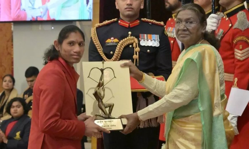 CM Revanth Lauds Paralympian Deepti Jeevanji for Arjuna Award