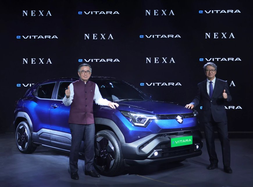 Maruti Suzuki Unveils First Electric SUV E-Vitara, India to Be Export Hub