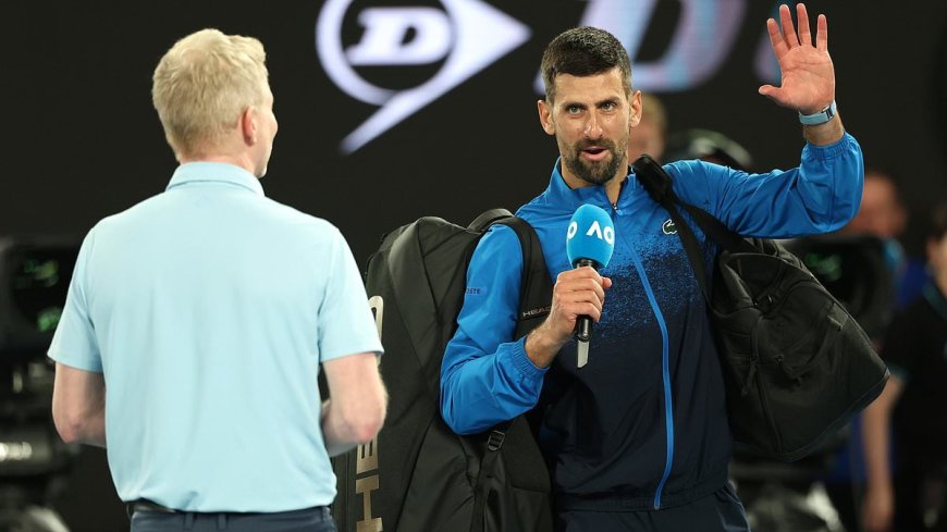 Novak Djokovic is booed by fans for surprising post-match act as he reaches the Australian Open quarter-finals for the 15th time in his career