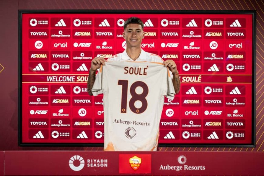 Milan Inquire About Soulé in Ongoing Negotiations with Roma