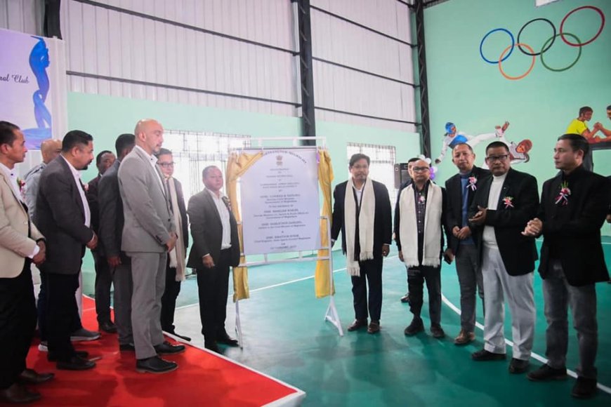 CM inaugurate indoor sports hall in Lummawbah, Govt committed to upscale sport infrastructure