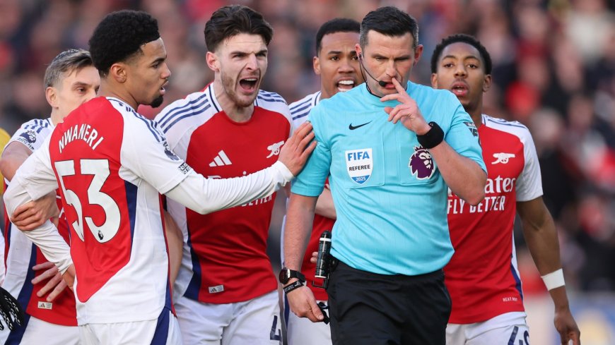 Ex-PGMOL boss urges drastic action for Michael Oliver after Arsenal red card controversy