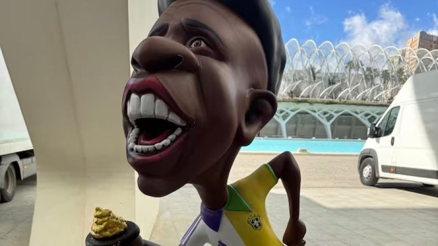 Valencian artist features Real Madrid star Vinicius Junior as part of Fallas festival ‘satirical’ figure