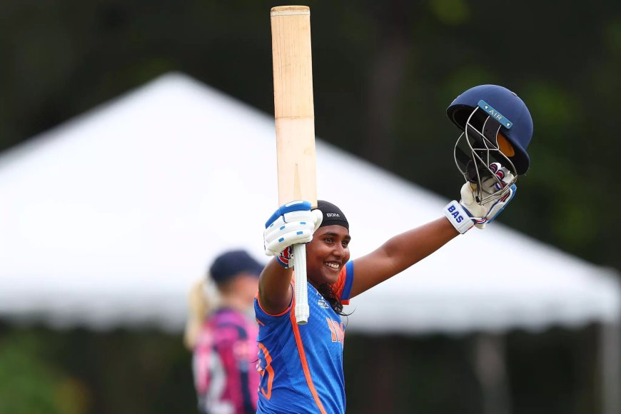 Trisha scores first ever ton in women's U-19 T20 World Cup as India crush Scotland by 150 runs