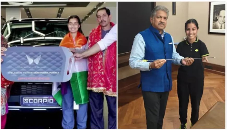 Anand Mahindra gifts Scorpio-N SUV to armless archer Sheetal Devi