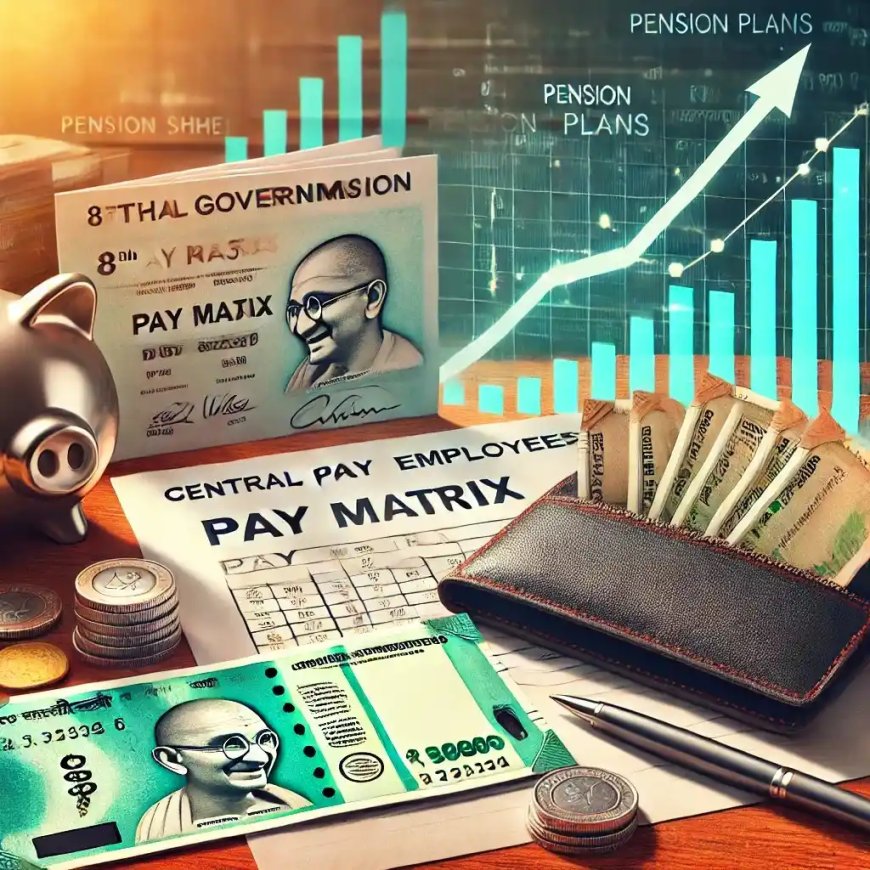 8th Pay Commission Salary Pay Matrix: Minimum Pension for Central Govt Employees Under UPS