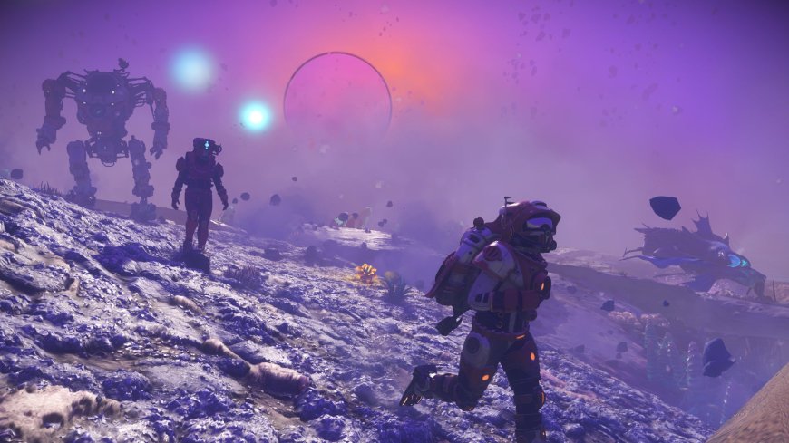 No Man's Sky's Worlds Part 2 update brings "billions of new stars and planets" including huge gas giants, but I'm curious about the wrath of its trippy flying squid mums