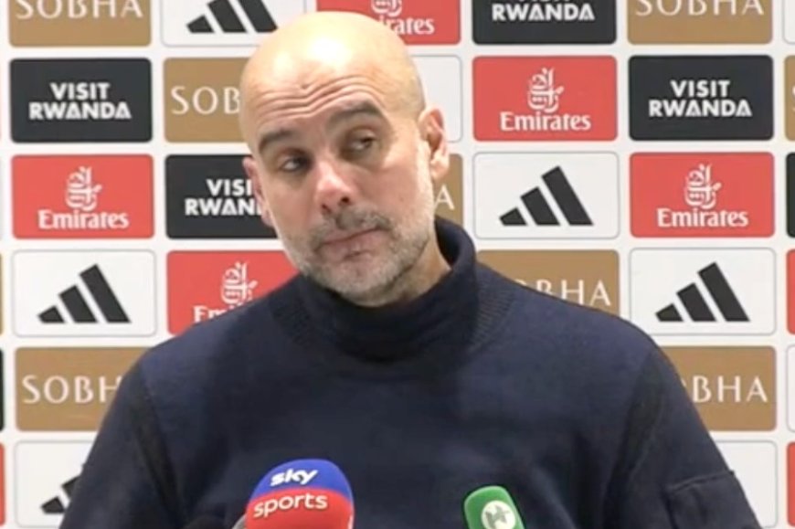 Pep Guardiola lost for words at question on Myles Lewis-Skelly mocking Erling Haaland