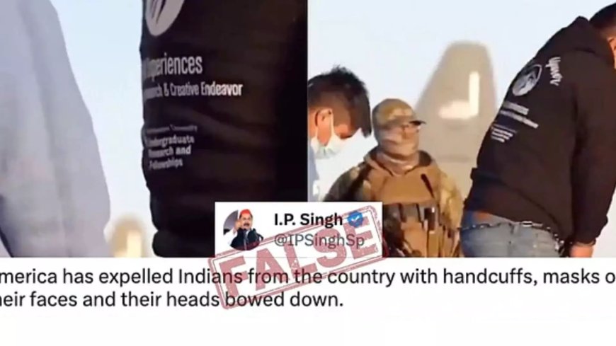 Fact Check: Viral video falsely claims Indian deportation