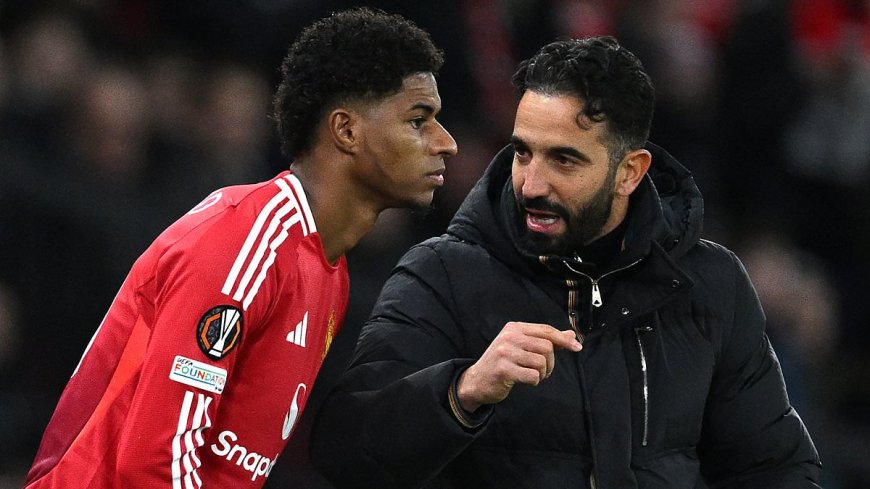 Ruben Amorim 'thankful' that Marcus Rashford saga is over after Man United outcast completed loan move to Aston Villa