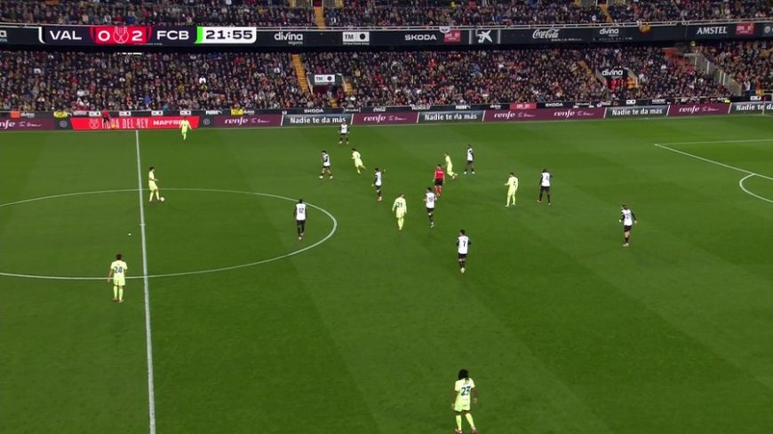 WATCH: Barcelona go 3-0 up inside 23 minutes as Fermin Lopez strikes again against Valencia