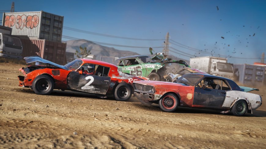 Wreckfest 2 comes out in early access next month, as you can tell by this video of rusty metal making sweet, sweet crumple zone love to other rusty metal