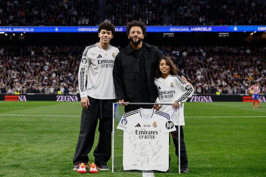 “I love you my Madrid” – Marcelo reacts to Santiago Bernabeu tribute