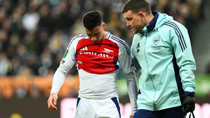 Arsenal dealt another injury blow with Gabriel Martinelli set for spell on the sidelines