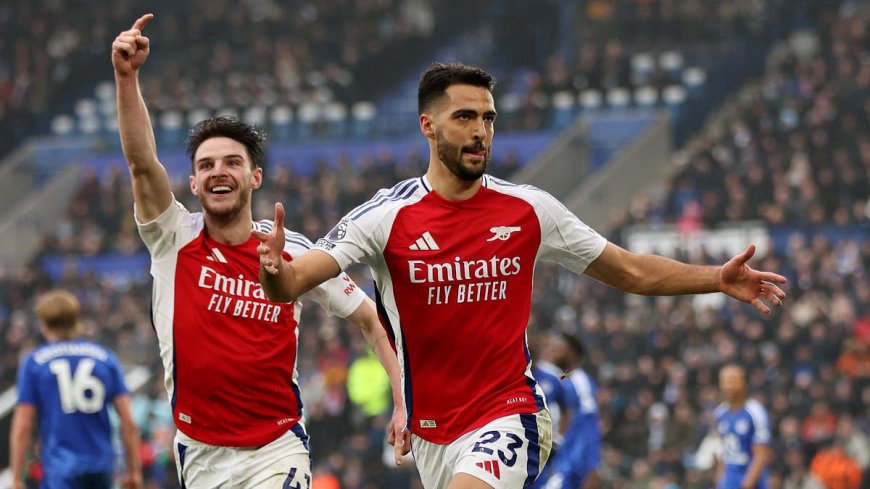 Leicester 0-2 Arsenal: Mikel Merino's late double secures all three points as the Gunners keep their title hopes alive at the King Power Stadium