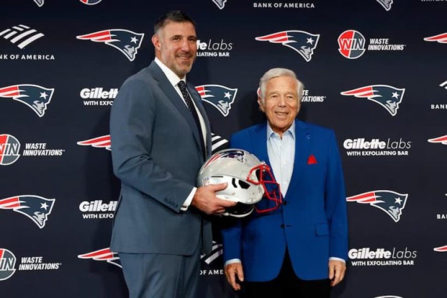 NFL executives believe Mike Vrabel was the top head coaching hire ahead of 2025